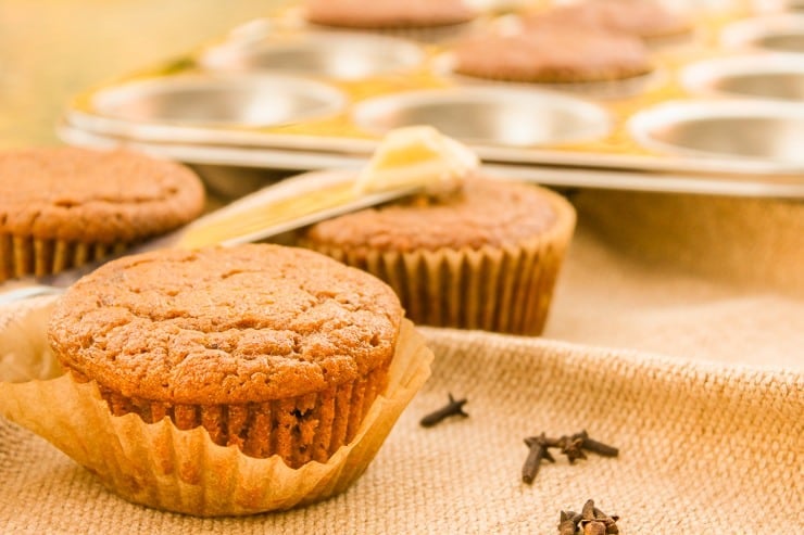 Healthy Gluten-free Pumpkin Muffins for the Kids Cook Real Food eCourse