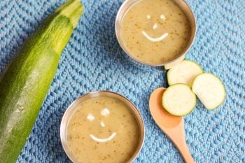 Kid-friendly Blended Green Soup with lots of Veggies
