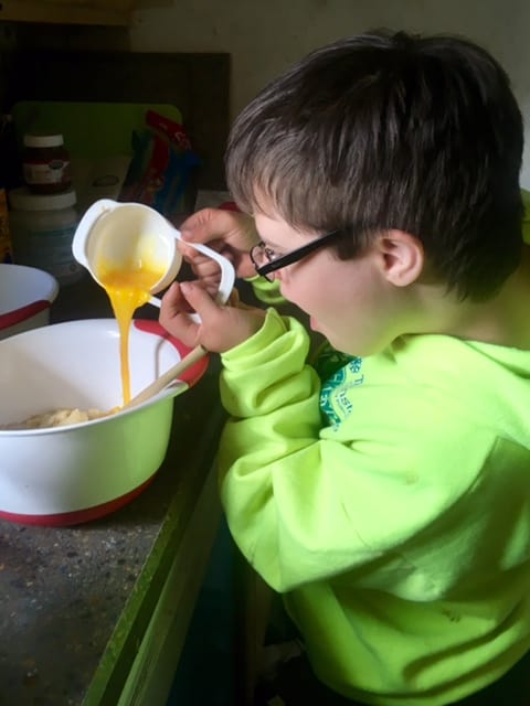 boy cooking