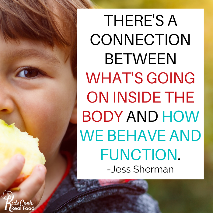There's a connection between what's going on inside the body and our behavior.