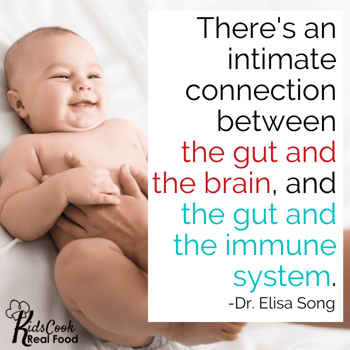 There's an intimate connection between the gut and the brain.