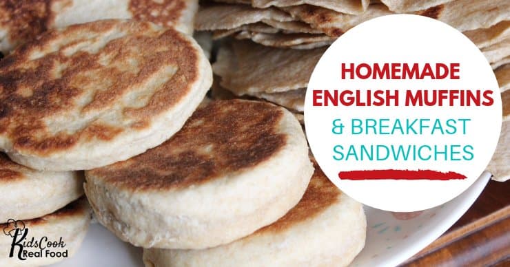Homemade English Muffins and Freeze-able breakfast sandwiches