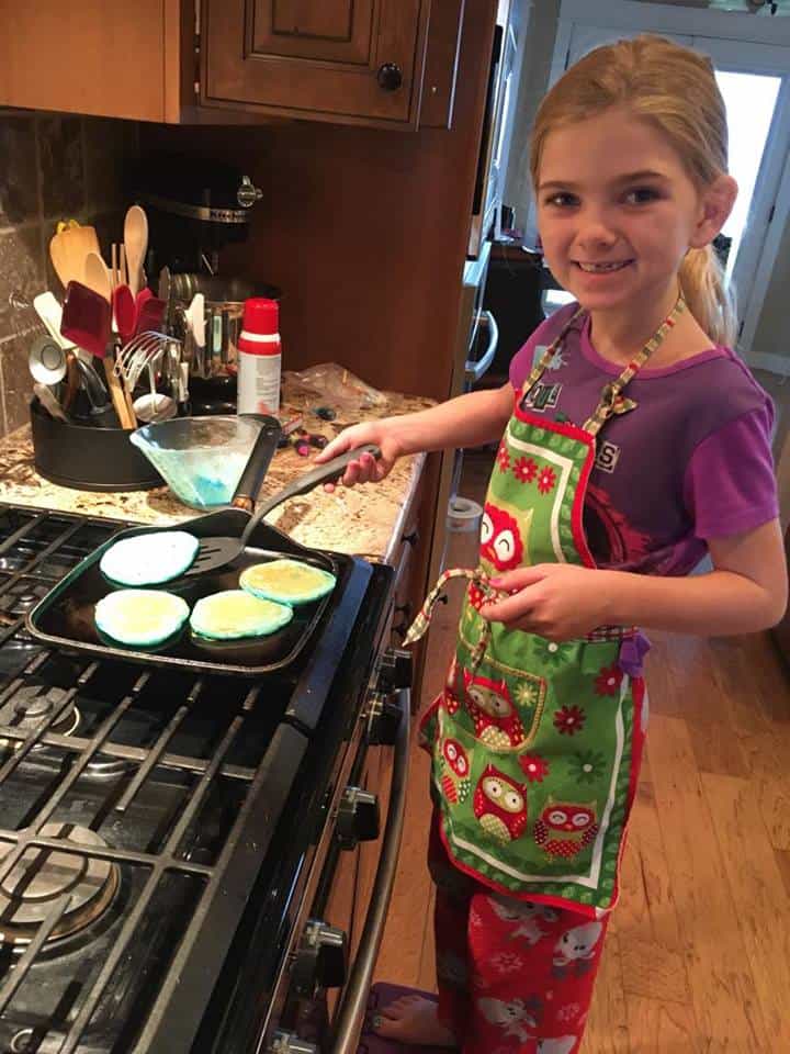 Pacience making pancakes