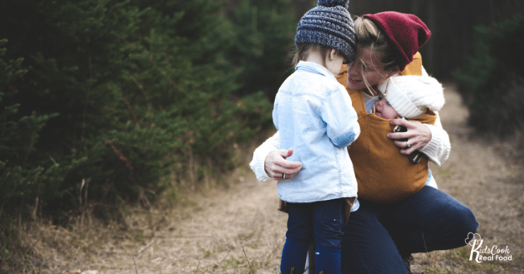 mothering parenting two children