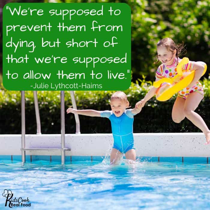 We're supposed to prevent them from dying, but short of that we're supposed to allow them to live. -Julie Lythcott-Haims