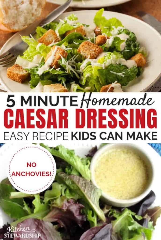 Homemade Caesar Salad Dressing