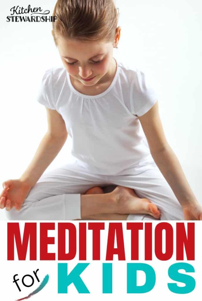 girl meditating - Meditation for Kids
