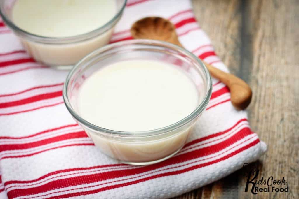 homemade vanilla pudding