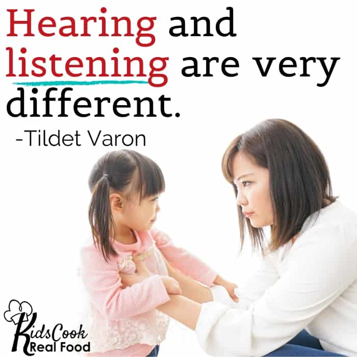 Hearing and listening are two very different things. -Tildet Varon