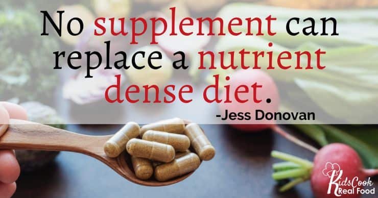 There's no supplement that can replace a good nutrient foundation through their diet. -Jess Donovan