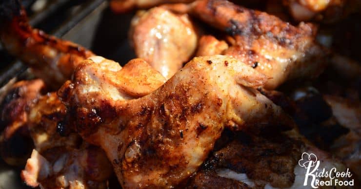 grilling chicken