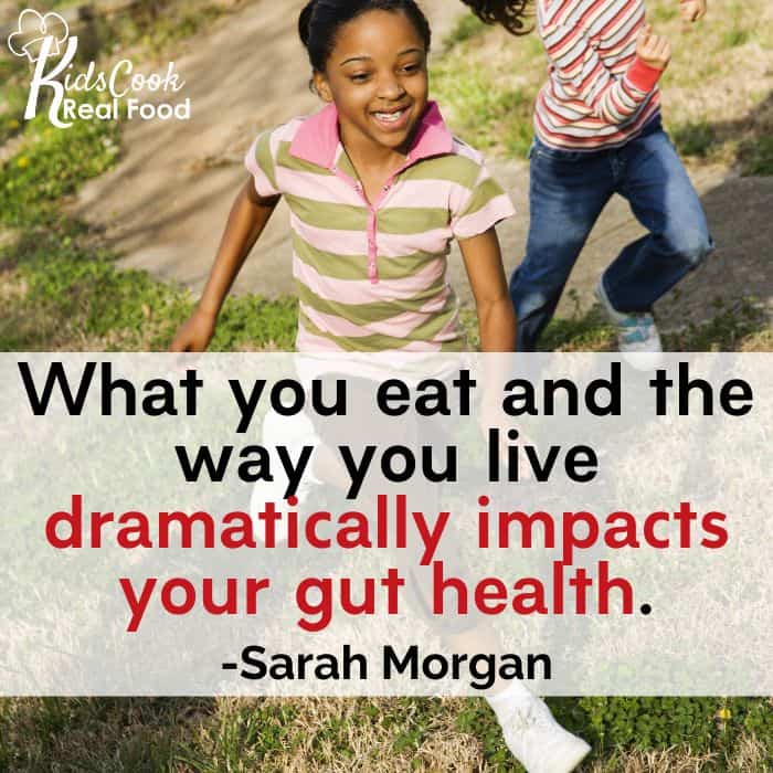 What you eat and the way you live dramatically impacts what's in your belly. -Sarah Morgan