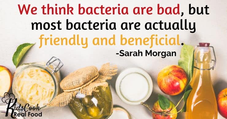 For so long we've had the idea that bacteria are bad, but most bacteria on earth are actually friendly and beneficial. -Sarah Morgan
