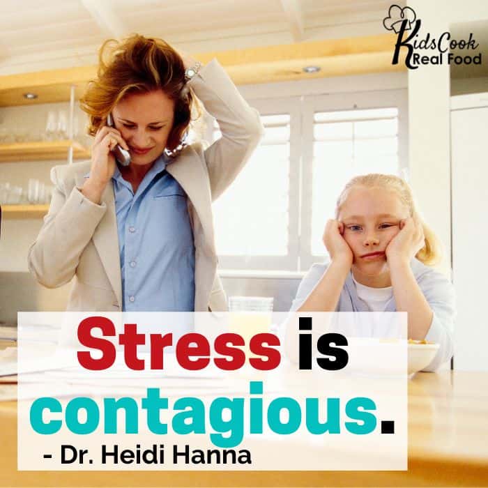 Stress is contagious. - Dr. Heidi Hanna