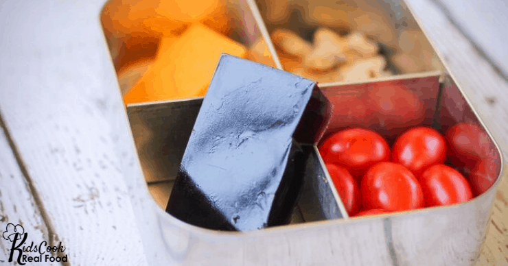 homemade gelatin square