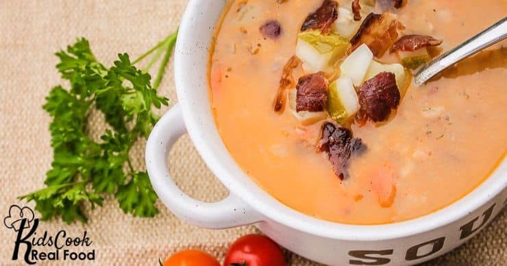Cheeseburger soup