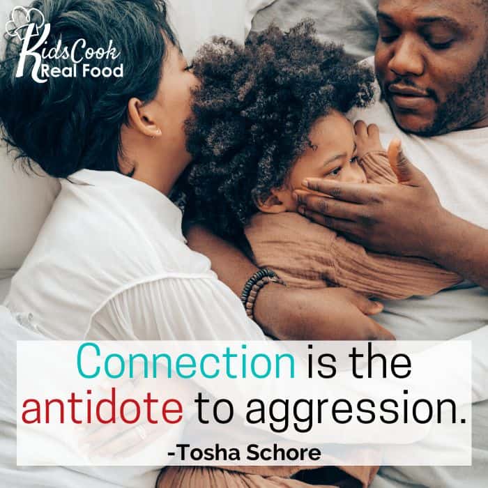 Connection is the antidote to aggression. -Tosha Schore