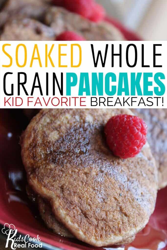 soaked whole grain pancakes