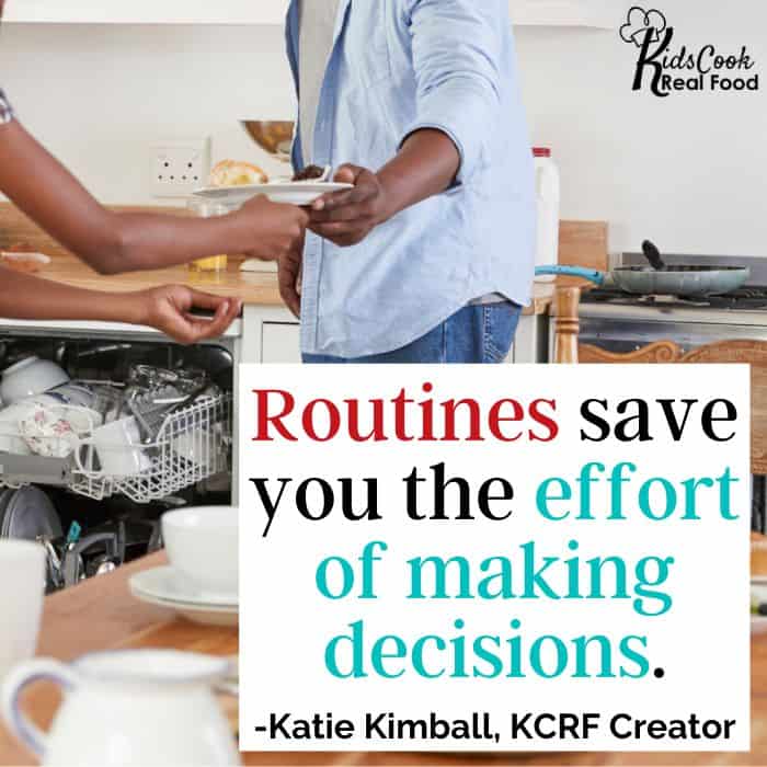 Routines save you the effort of making decisions. -Katie Kimball