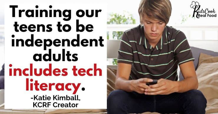 Training our teens to be independent adults includes tech literacy.