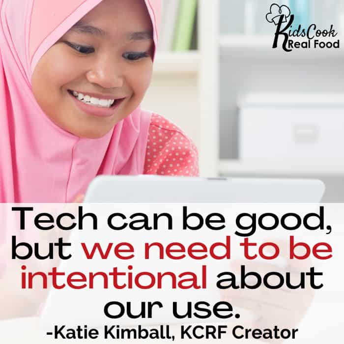Tech can be good, but we need to be intentional about our use.