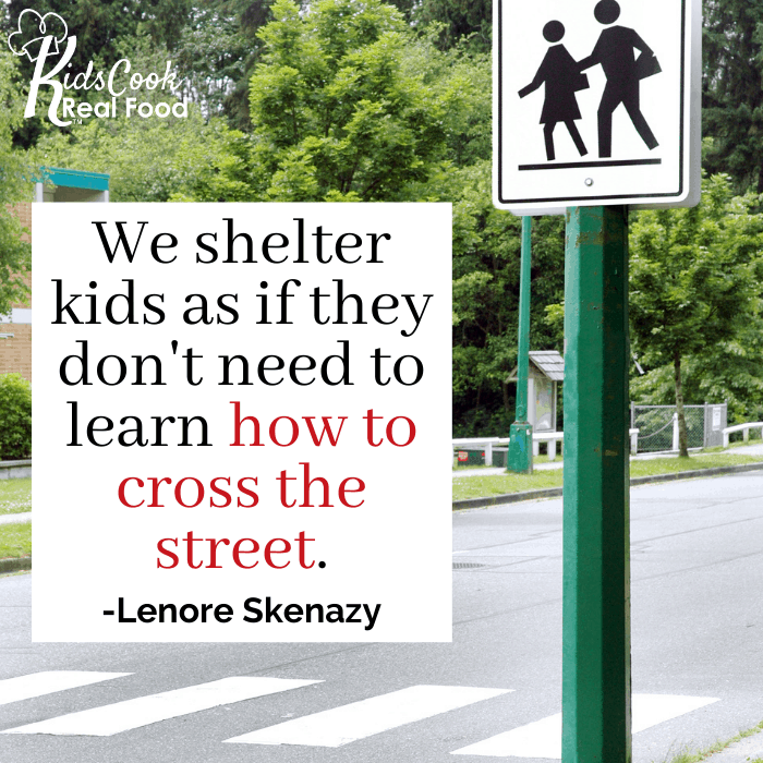 The world is theirs and we keep locking kids in as if they don't need adventure and to learn how to cross the street. -Lenore Skenazy