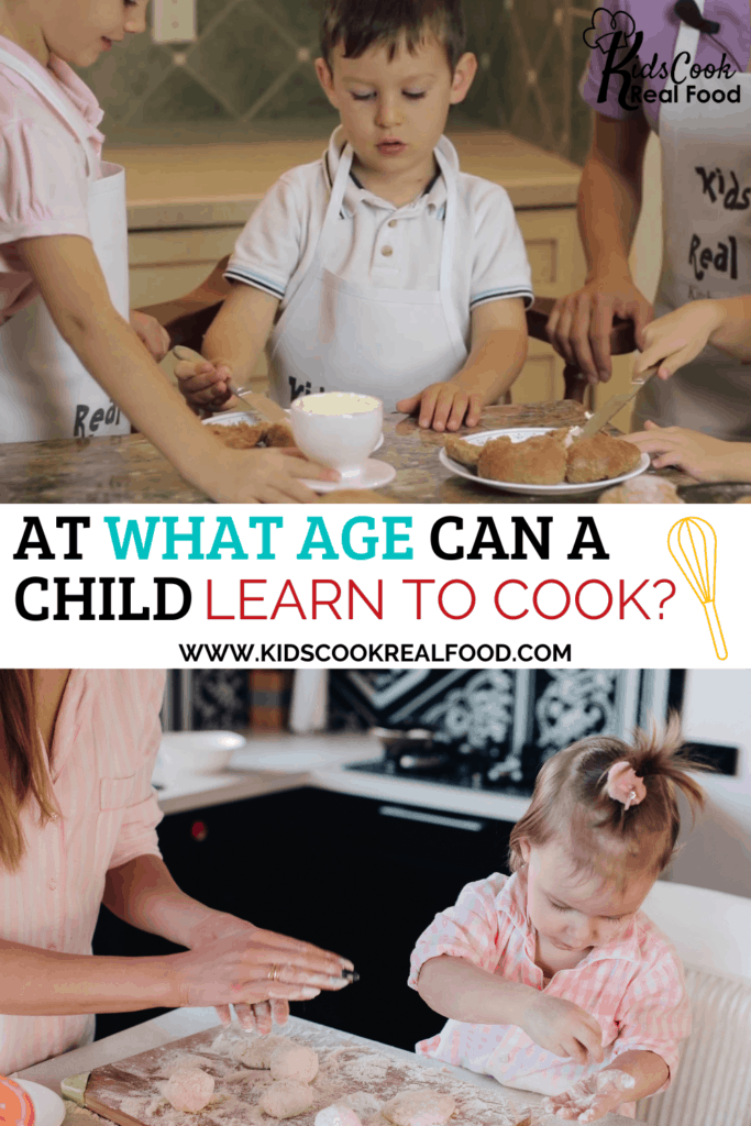 At what age can a child learn to cook?