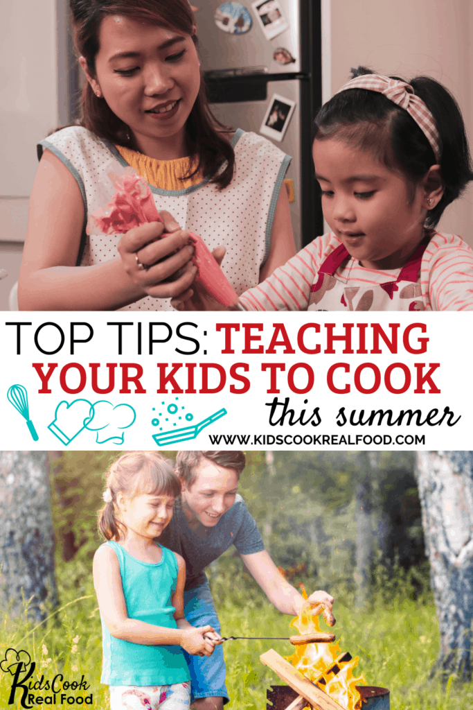 Top tips: teaching your kids to cook this summer