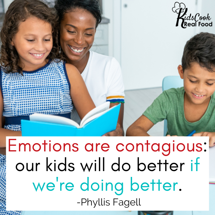 Emotions are contagious, our kids will do better if you're doing better. -Phyllis Fagell