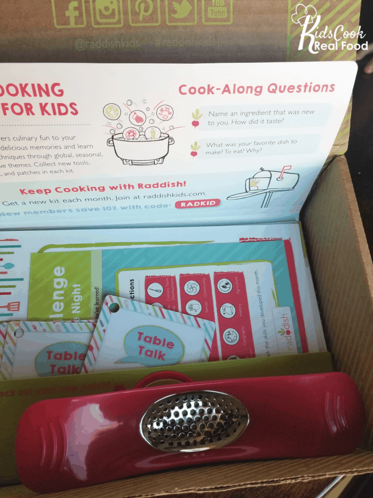 Raddish Kids Review box
