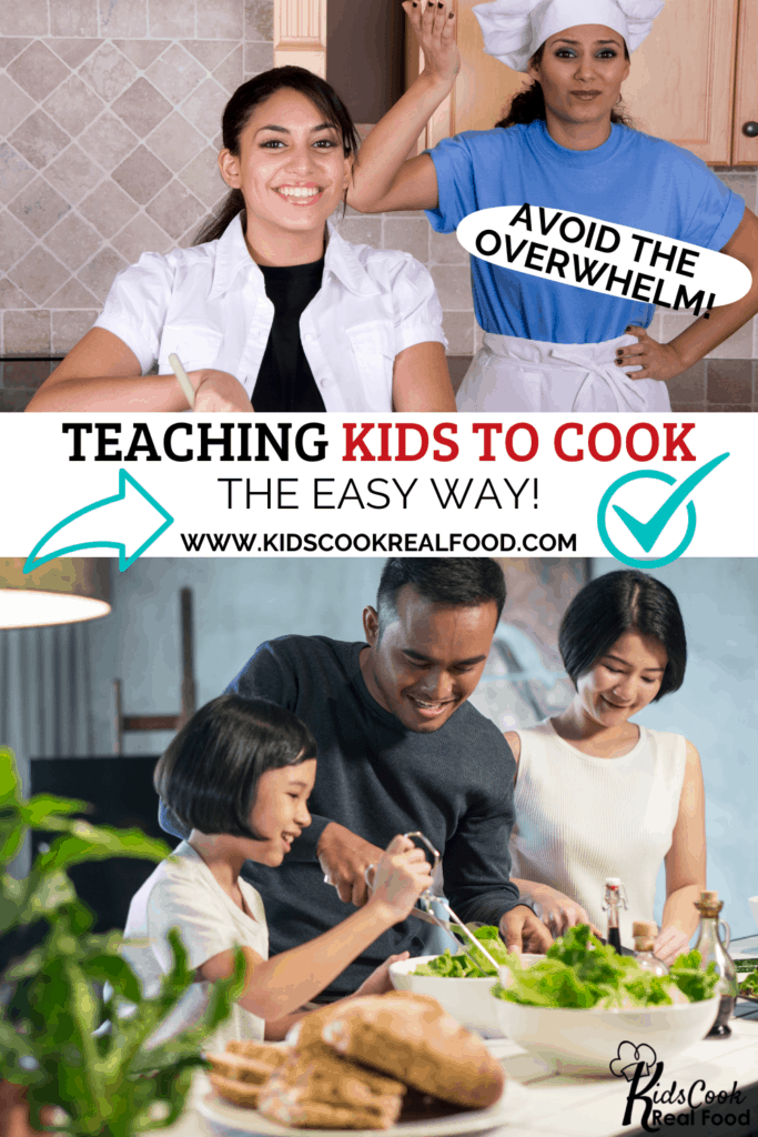 teaching kids to cook the easy way
