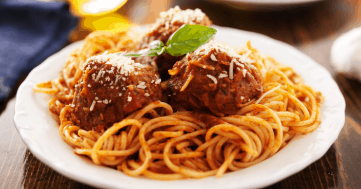 spaghetti and meatballs