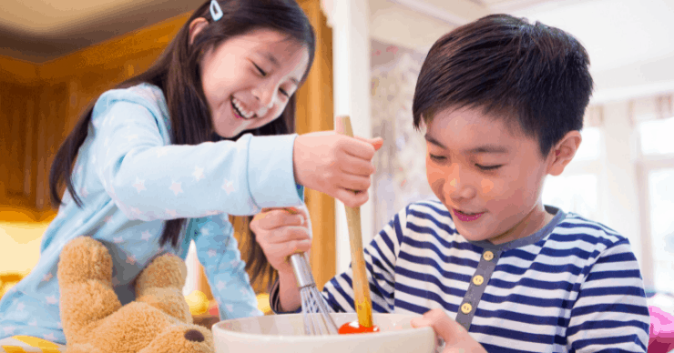Kids cooking