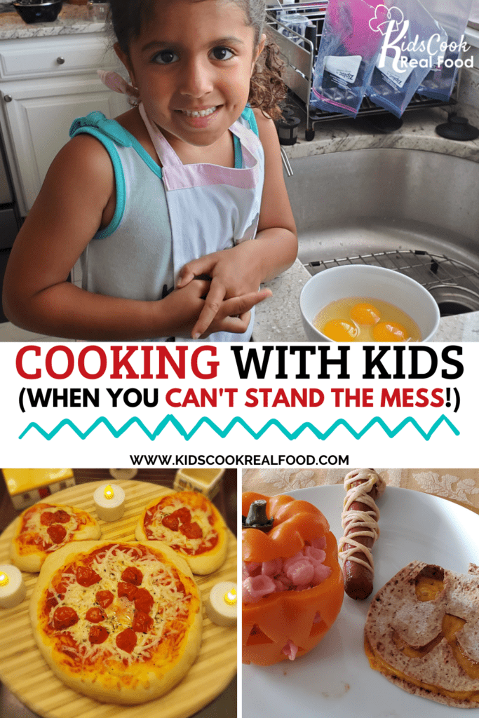 cooking with kids when you can't stand the mess