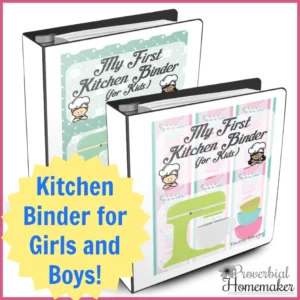 My First Kitchen Binder