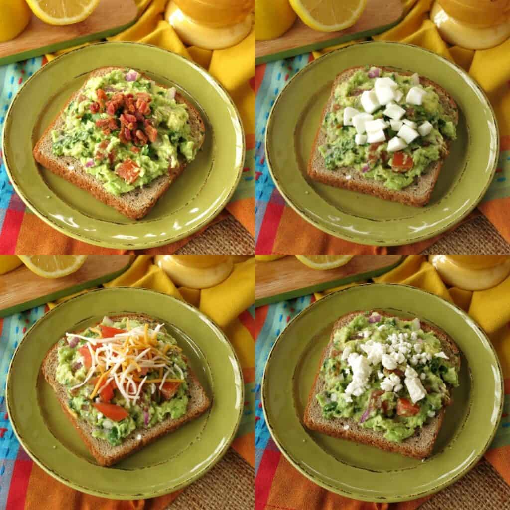 guacamole toast