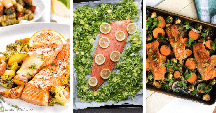 sheet pan salmon meals
