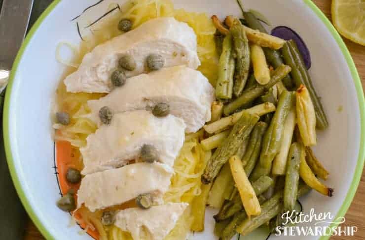 sheet pan chicken piccata