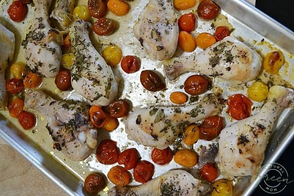 sheet pan chicken legs
