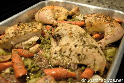 sheet pan chicken vesuvio