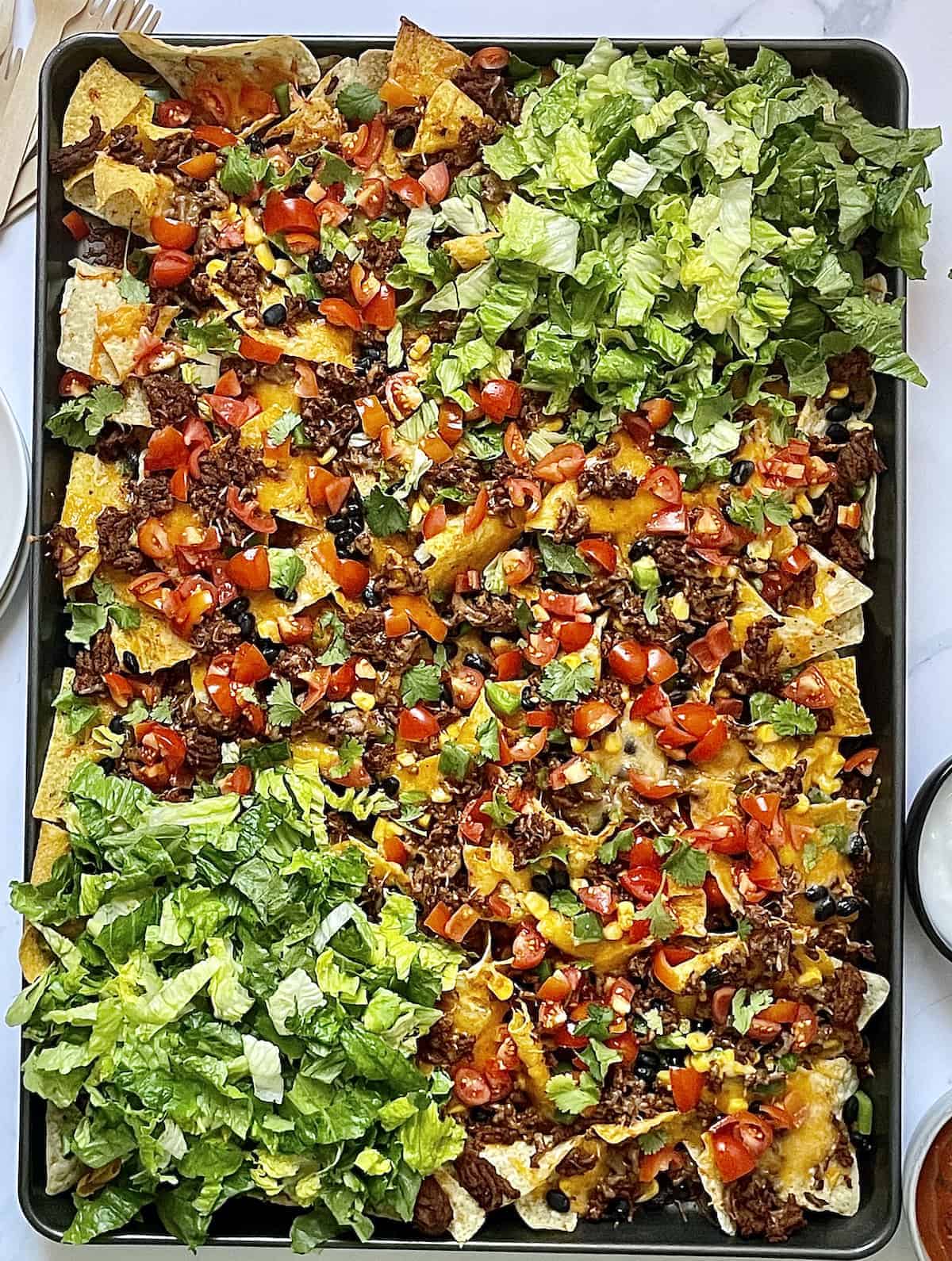 sheet pan nachos