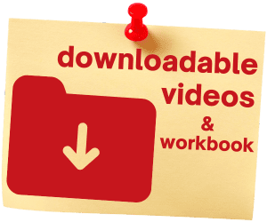 Offline access with downloadable videos and PDF workbooks