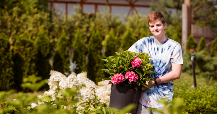 teen gardening