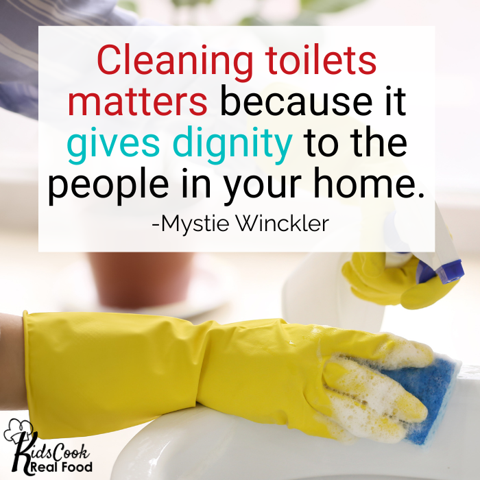 cleaning toilets matters!