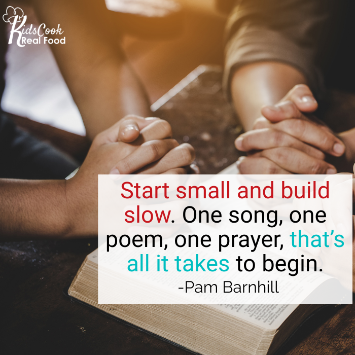 start small with morning time