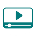 video play button icon