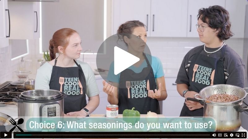 teens cook real food we made up a soup lesson video screenshot