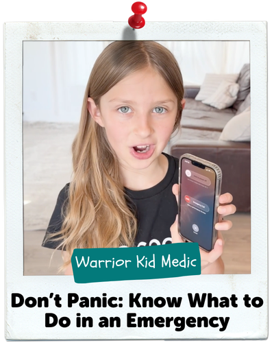 Don't Panic: Know What to Do in an Emergency, Dustin and Michelle of Warrior Kid Medic