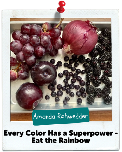 Every Color Has a Superpower - Eat the Rainbow, Amanda Rohwedder