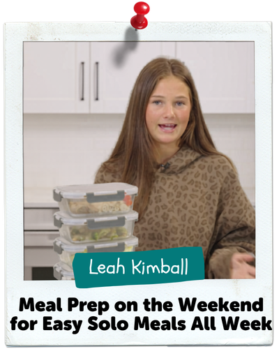 meal prep on the weekend